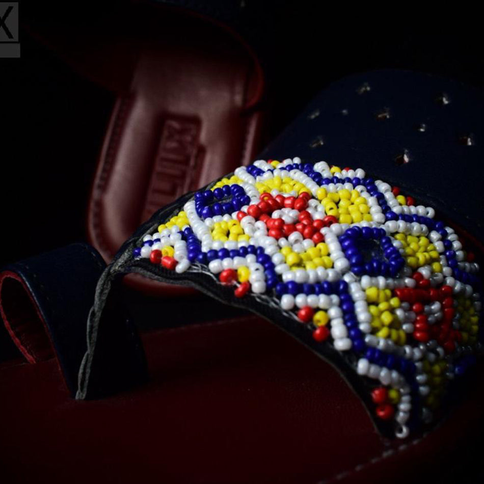 ViViD Beads Traditional (Genuine Leather) Kolhapuri
